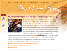 Tablet Screenshot of musicforbeauty.com